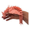 Large Pink Tri Colour Winged Dragon